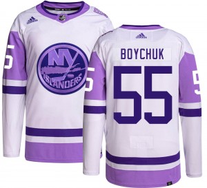Adidas Men's Johnny Boychuk New York Islanders Men's Authentic Hockey Fights Cancer Jersey