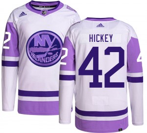 Adidas Men's Thomas Hickey New York Islanders Men's Authentic Hockey Fights Cancer Jersey