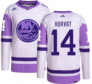 Adidas Men's Bo Horvat New York Islanders Men's Authentic Hockey Fights Cancer Jersey