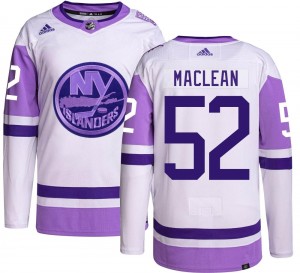 Adidas Men's Kyle Maclean New York Islanders Men's Authentic Hockey Fights Cancer Jersey