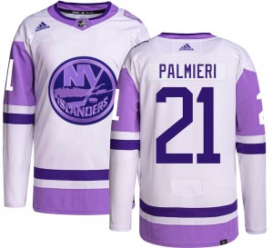 Adidas Men's Kyle Palmieri New York Islanders Men's Authentic Hockey Fights Cancer Jersey