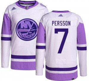 Adidas Men's Stefan Persson New York Islanders Men's Authentic Hockey Fights Cancer Jersey