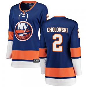 Fanatics Branded Dennis Cholowski New York Islanders Women's Breakaway Home Jersey - Blue