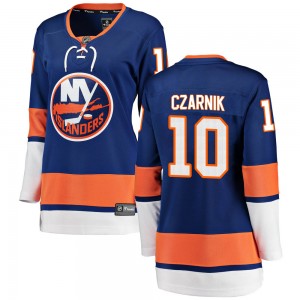 Fanatics Branded Austin Czarnik New York Islanders Women's Breakaway Home Jersey - Blue