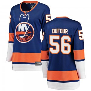Fanatics Branded William Dufour New York Islanders Women's Breakaway Home Jersey - Blue