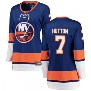 Fanatics Branded Grant Hutton New York Islanders Women's Breakaway Home Jersey - Blue