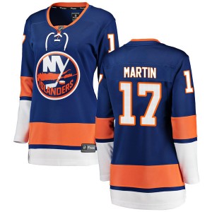 Fanatics Branded Matt Martin New York Islanders Women's Breakaway Home Jersey - Blue