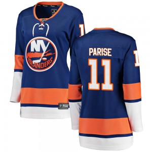 Fanatics Branded Zach Parise New York Islanders Women's Breakaway Home Jersey - Blue