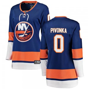 Fanatics Branded Jacob Pivonka New York Islanders Women's Breakaway Home Jersey - Blue