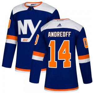 Adidas Andy Andreoff New York Islanders Men's Authentic Alternate Jersey - Blue