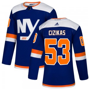 Adidas Casey Cizikas New York Islanders Men's Authentic Alternate Jersey - Blue