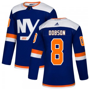 Adidas Noah Dobson New York Islanders Men's Authentic Alternate Jersey - Blue