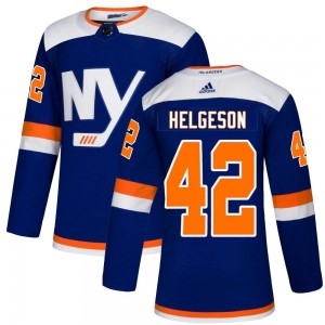 Adidas Seth Helgeson New York Islanders Men's Authentic Alternate Jersey - Blue