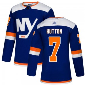 Adidas Grant Hutton New York Islanders Men's Authentic Alternate Jersey - Blue