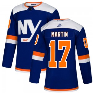 Adidas Matt Martin New York Islanders Men's Authentic Alternate Jersey - Blue