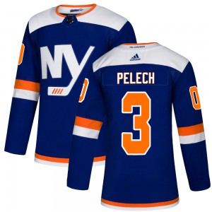 Adidas Adam Pelech New York Islanders Men's Authentic Alternate Jersey - Blue