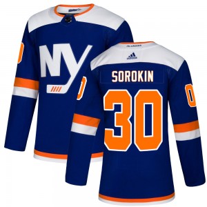 Adidas Ilya Sorokin New York Islanders Men's Authentic Alternate Jersey - Blue