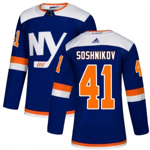 Adidas Nikita Soshnikov New York Islanders Men's Authentic Alternate Jersey - Blue