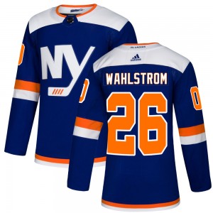 Adidas Oliver Wahlstrom New York Islanders Men's Authentic Alternate Jersey - Blue