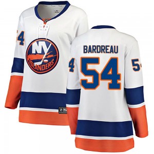 Fanatics Branded Cole Bardreau New York Islanders Women's Breakaway Away Jersey - White