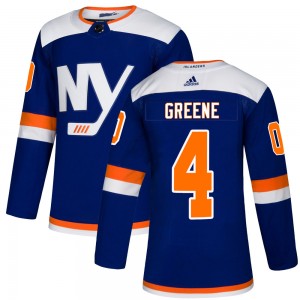 Adidas Andy Greene New York Islanders Youth Authentic Alternate Jersey - Blue