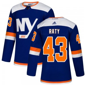 Adidas Aatu Raty New York Islanders Youth Authentic Alternate Jersey - Blue