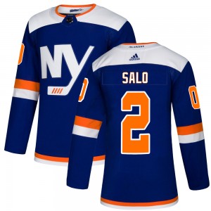 Adidas Robin Salo New York Islanders Youth Authentic Alternate Jersey - Blue