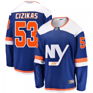 Fanatics Branded Casey Cizikas New York Islanders Youth Breakaway Alternate Jersey - Blue