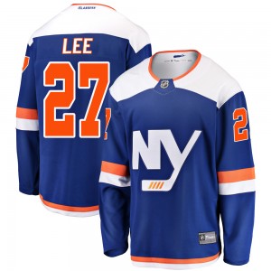 Fanatics Branded Anders Lee New York Islanders Youth Breakaway Alternate Jersey - Blue