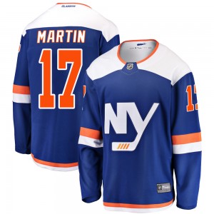 Fanatics Branded Matt Martin New York Islanders Youth Breakaway Alternate Jersey - Blue