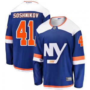 Fanatics Branded Nikita Soshnikov New York Islanders Youth Breakaway Alternate Jersey - Blue