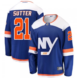 Fanatics Branded Brent Sutter New York Islanders Youth Breakaway Alternate Jersey - Blue