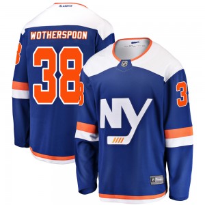 Fanatics Branded Parker Wotherspoon New York Islanders Youth Breakaway Alternate Jersey - Blue