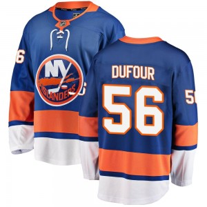 Fanatics Branded William Dufour New York Islanders Youth Breakaway Home Jersey - Blue