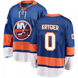 Fanatics Branded Christian Krygier New York Islanders Youth Breakaway Home Jersey - Blue