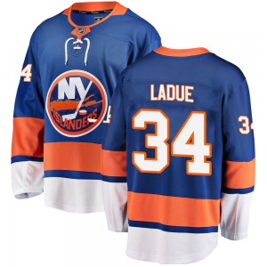 Fanatics Branded Paul LaDue New York Islanders Youth Breakaway Home Jersey - Blue