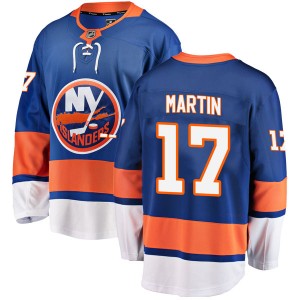 Fanatics Branded Matt Martin New York Islanders Youth Breakaway Home Jersey - Blue