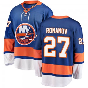 Fanatics Branded Alexander Romanov New York Islanders Youth Breakaway Home Jersey - Blue
