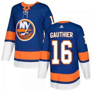 Adidas Julien Gauthier New York Islanders Men's Authentic Home Jersey - Royal