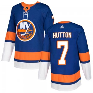 Adidas Grant Hutton New York Islanders Men's Authentic Home Jersey - Royal