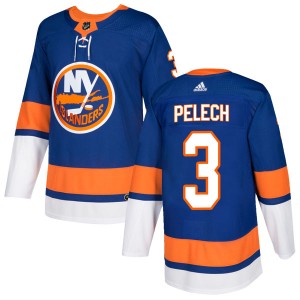 Adidas Adam Pelech New York Islanders Men's Authentic Home Jersey - Royal