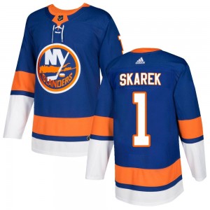 Adidas Jakub Skarek New York Islanders Men's Authentic Home Jersey - Royal