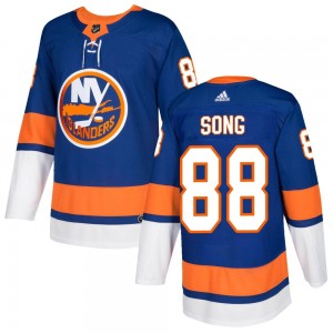 Adidas Andong Song New York Islanders Men's Authentic Home Jersey - Royal