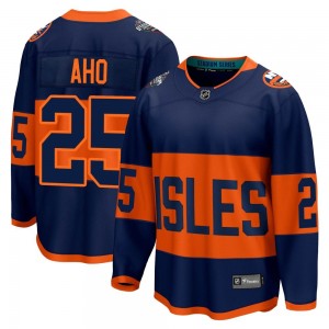 Fanatics Branded Sebastian Aho New York Islanders Men's Breakaway 2024 Stadium Series Jersey - Navy