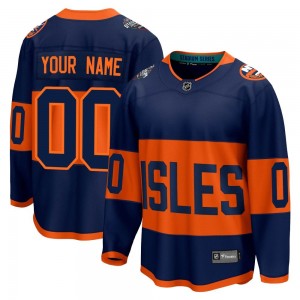 Fanatics Branded Custom New York Islanders Men's Custom Breakaway 2024 Stadium Series Jersey - Navy