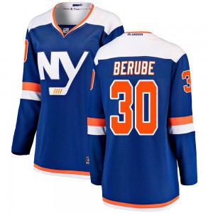 Fanatics Branded Jean-Francois Berube New York Islanders Women's Breakaway Alternate Jersey - Blue