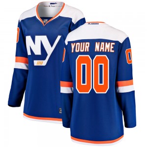 Fanatics Branded Custom New York Islanders Women's Custom Breakaway Alternate Jersey - Blue