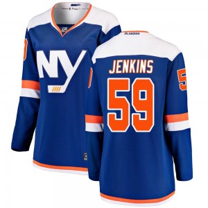 Fanatics Branded Blade Jenkins New York Islanders Women's Breakaway Alternate Jersey - Blue
