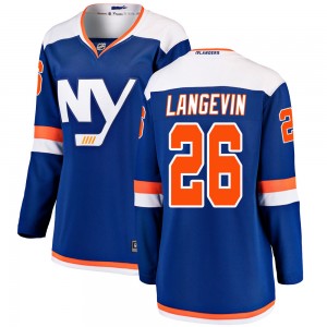 Fanatics Branded Dave Langevin New York Islanders Women's Breakaway Alternate Jersey - Blue