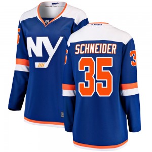 Fanatics Branded Cory Schneider New York Islanders Women's Breakaway Alternate Jersey - Blue